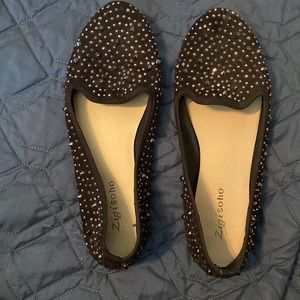 Zigi Soho studded black flats